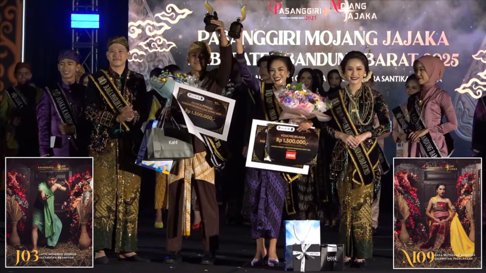 Dara dan Lutfi, Juara Mojang dan Jajaka Bandung Barat 2025